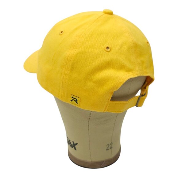 EMS USA Brushed Chino Twill Strapback Embroidered Logo Cap Trucker Baseball Hat - Picture 12 of 13